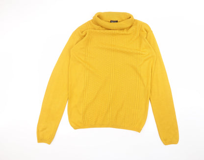 Boohoo Womens Yellow   Basic T-Shirt Size XL