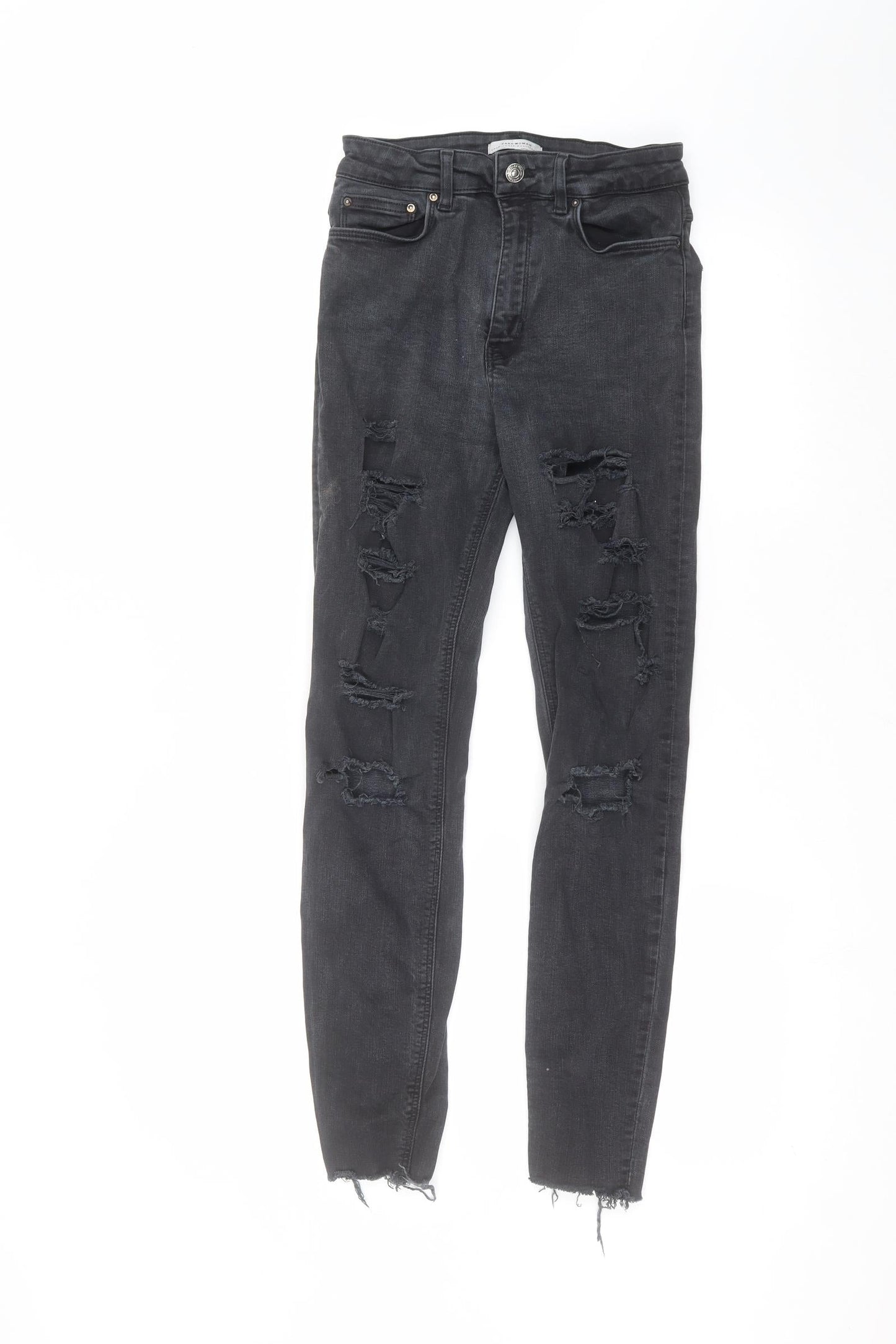 Zara Womens Black   Skinny Jeans Size 8 L26 in