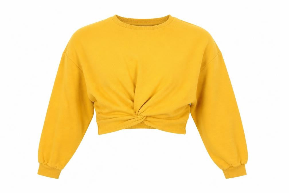 H&M Womens Yellow   Pullover Jumper Size S
