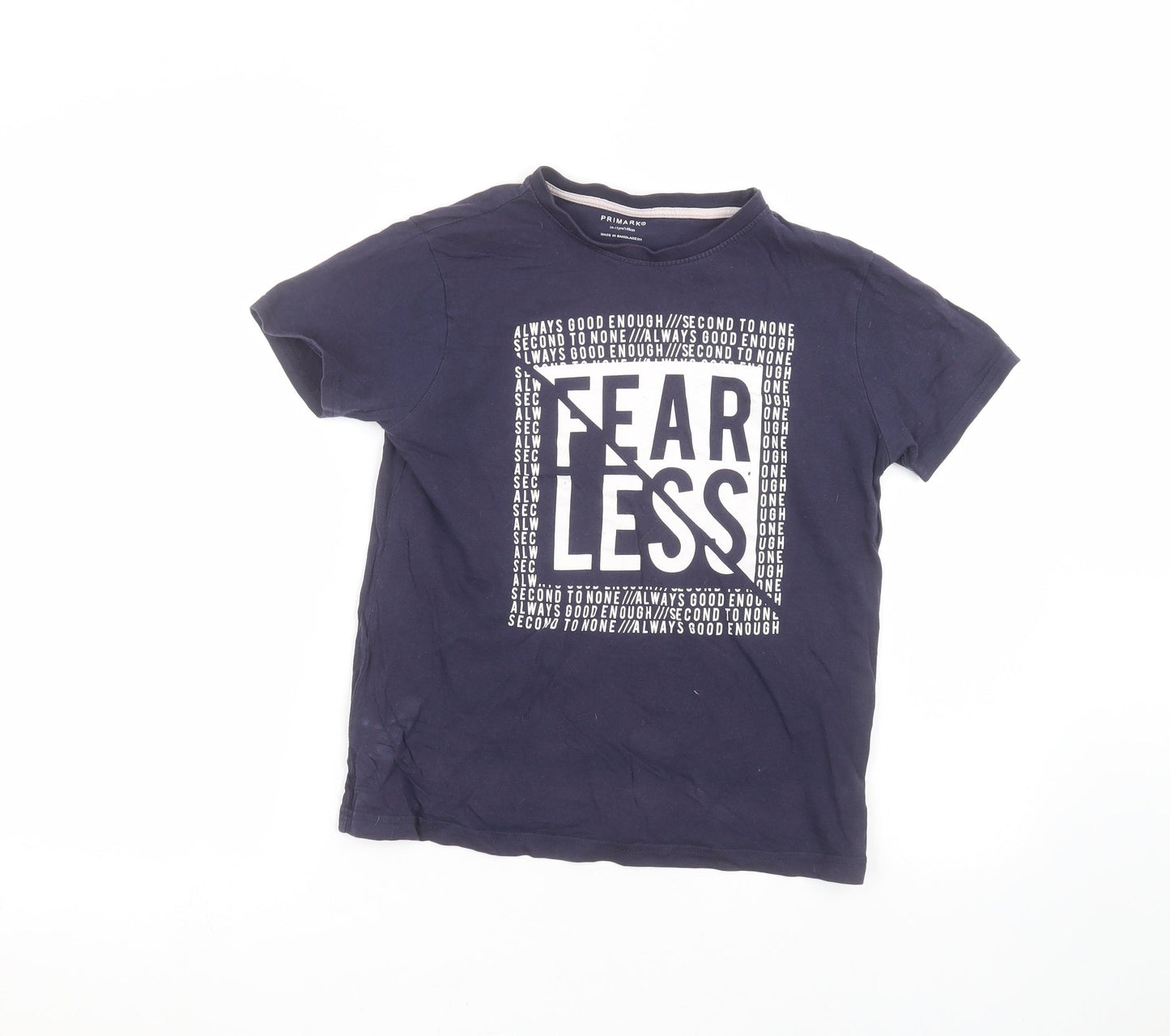 Primark Boys Blue   Basic T-Shirt Size 10-11 Years