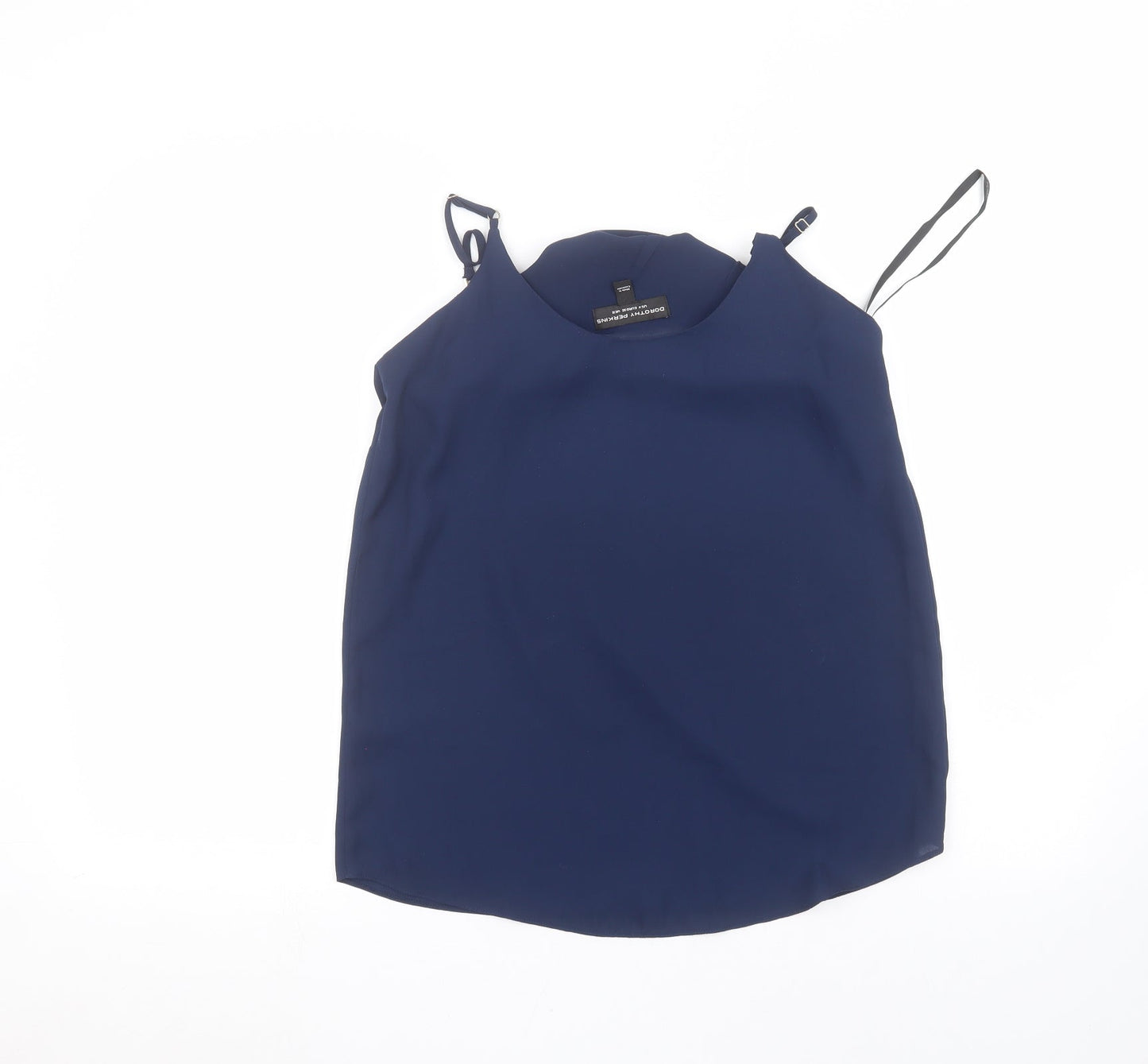 Dorothy Perkins Womens Blue   Basic Blouse Size 8