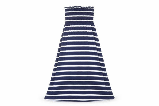 New Look Womens Blue Striped  A-Line  Size 8