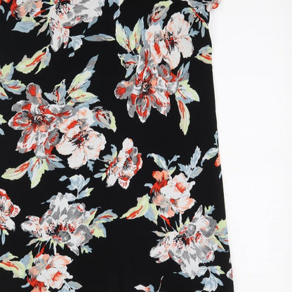 Boohoo Womens Multicoloured Floral  Mini  Size 10