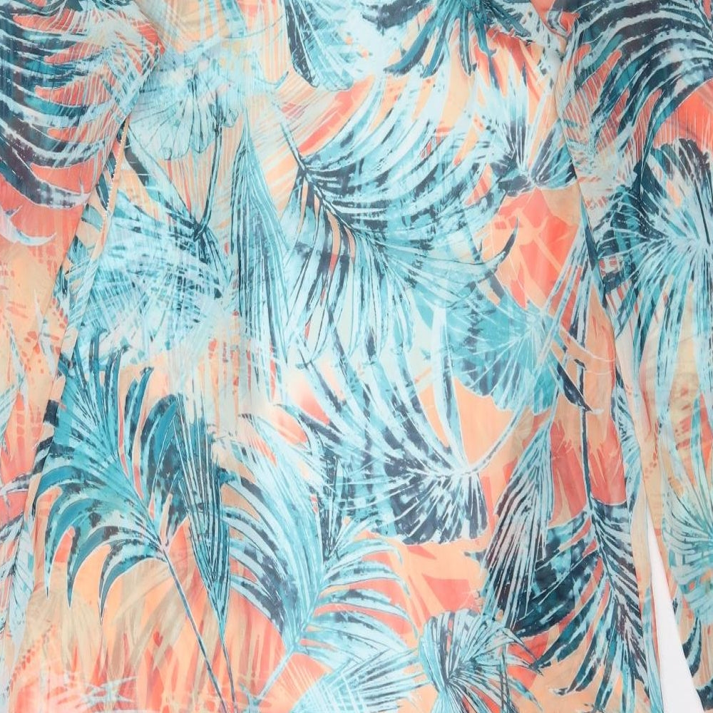 Boohoo Womens Multicoloured Floral  Cardigan Jumper Size S  - Light cover up