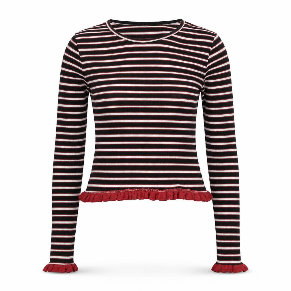 Primark Womens Multicoloured Striped  Basic T-Shirt Size XS