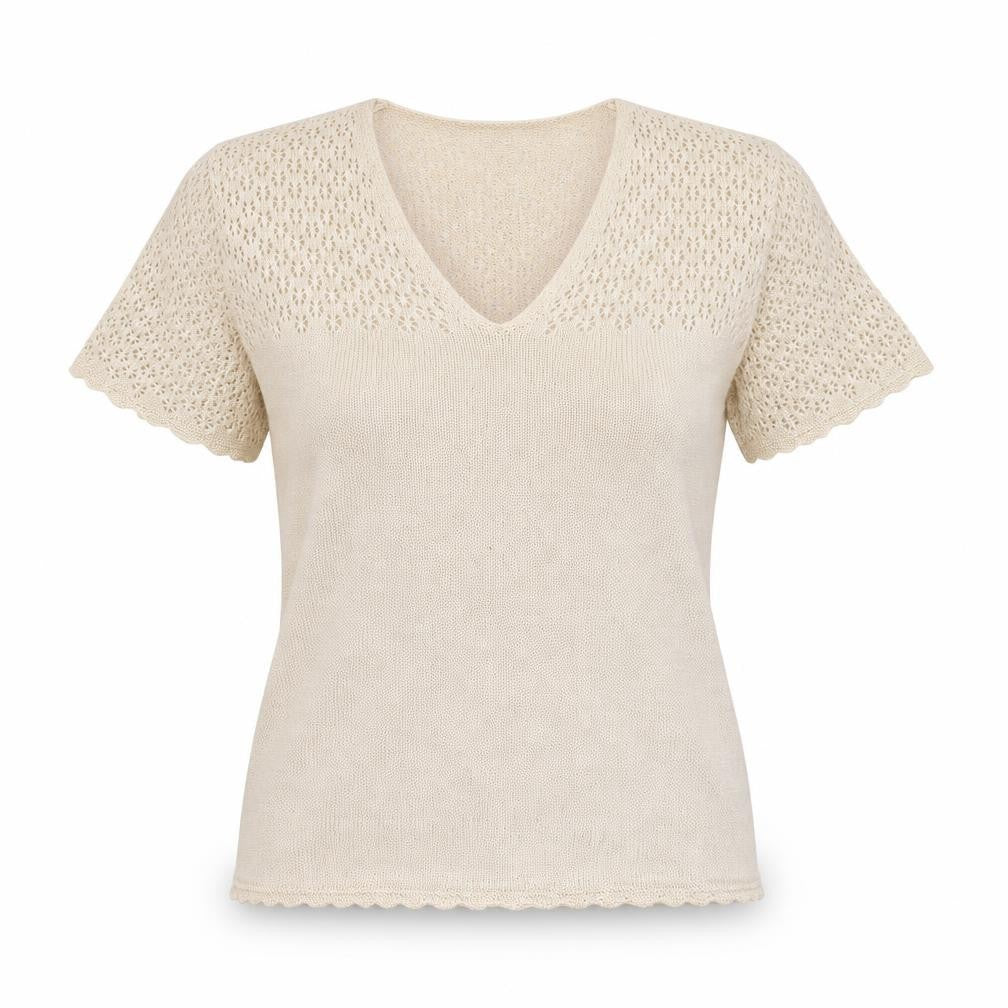 Berkertex Womens Beige  Woven Basic Blouse Size 14