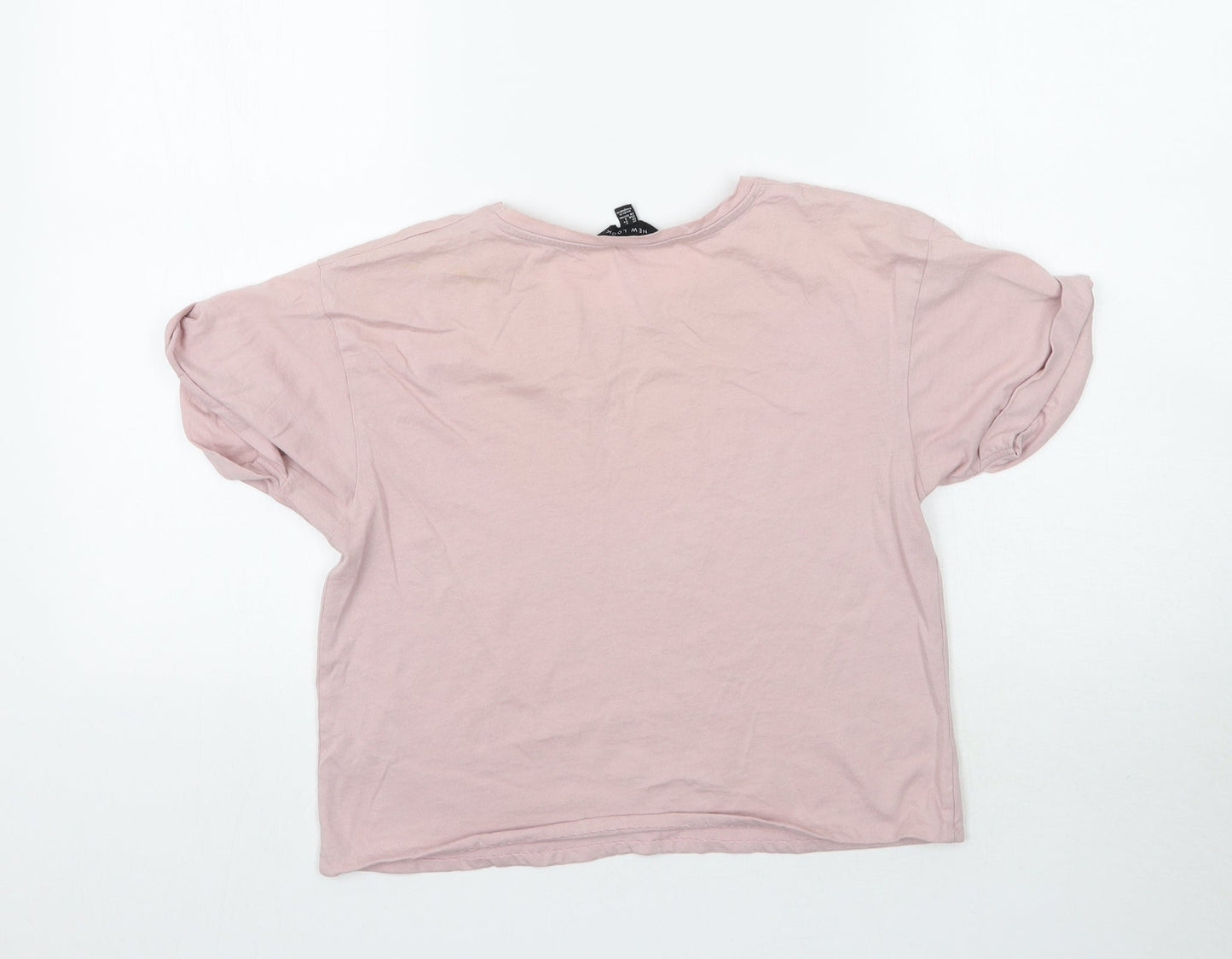 New Look Womens Pink   Basic T-Shirt Size 6