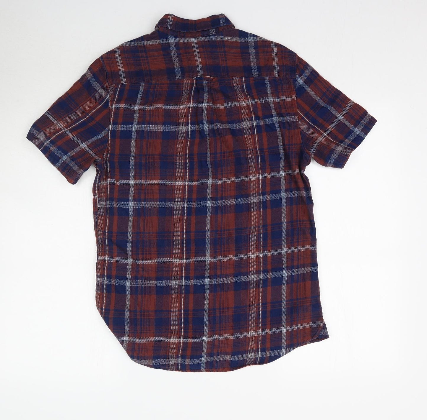 Burton Mens Multicoloured Plaid   Button-Up Size S