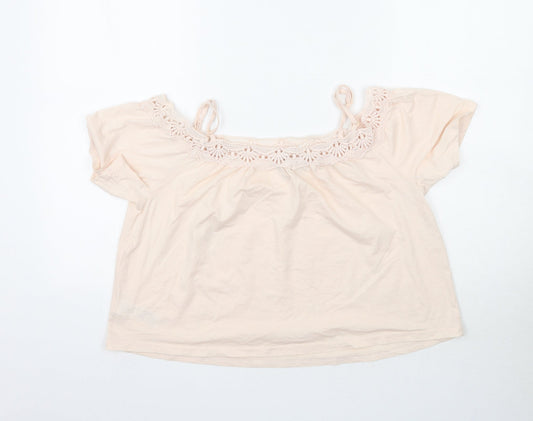 New Look Womens Pink   Basic Blouse Size 10