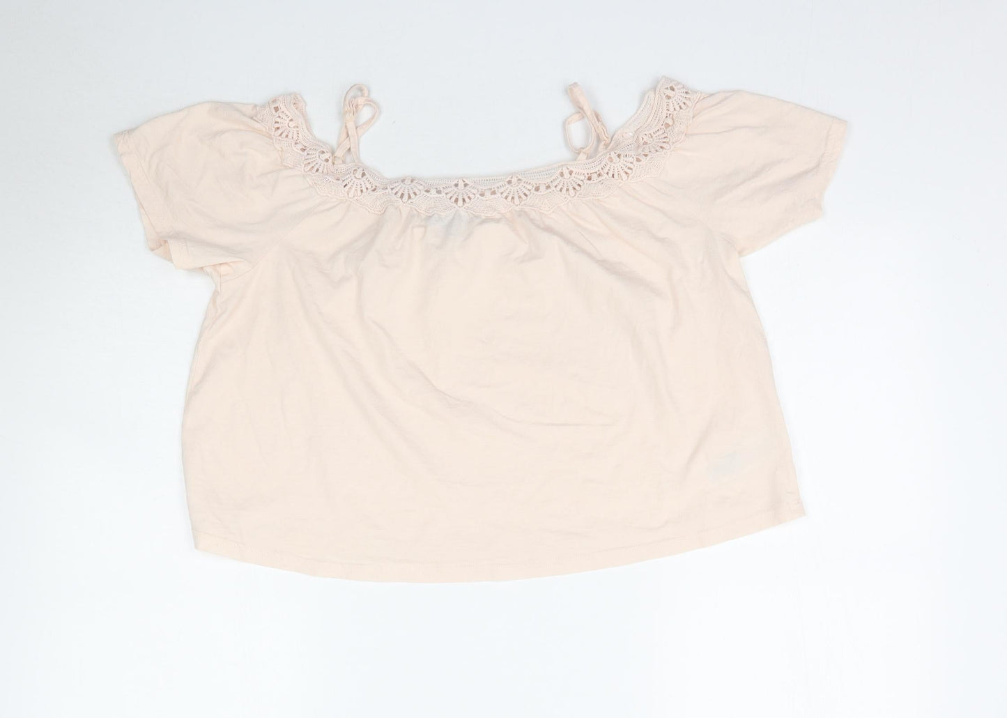 New Look Womens Pink   Basic Blouse Size 10