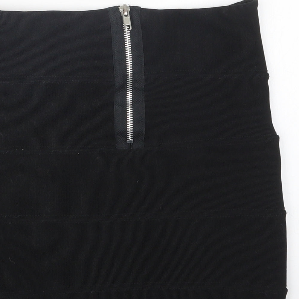 Preworn Womens Black   Mini Skirt Size 8
