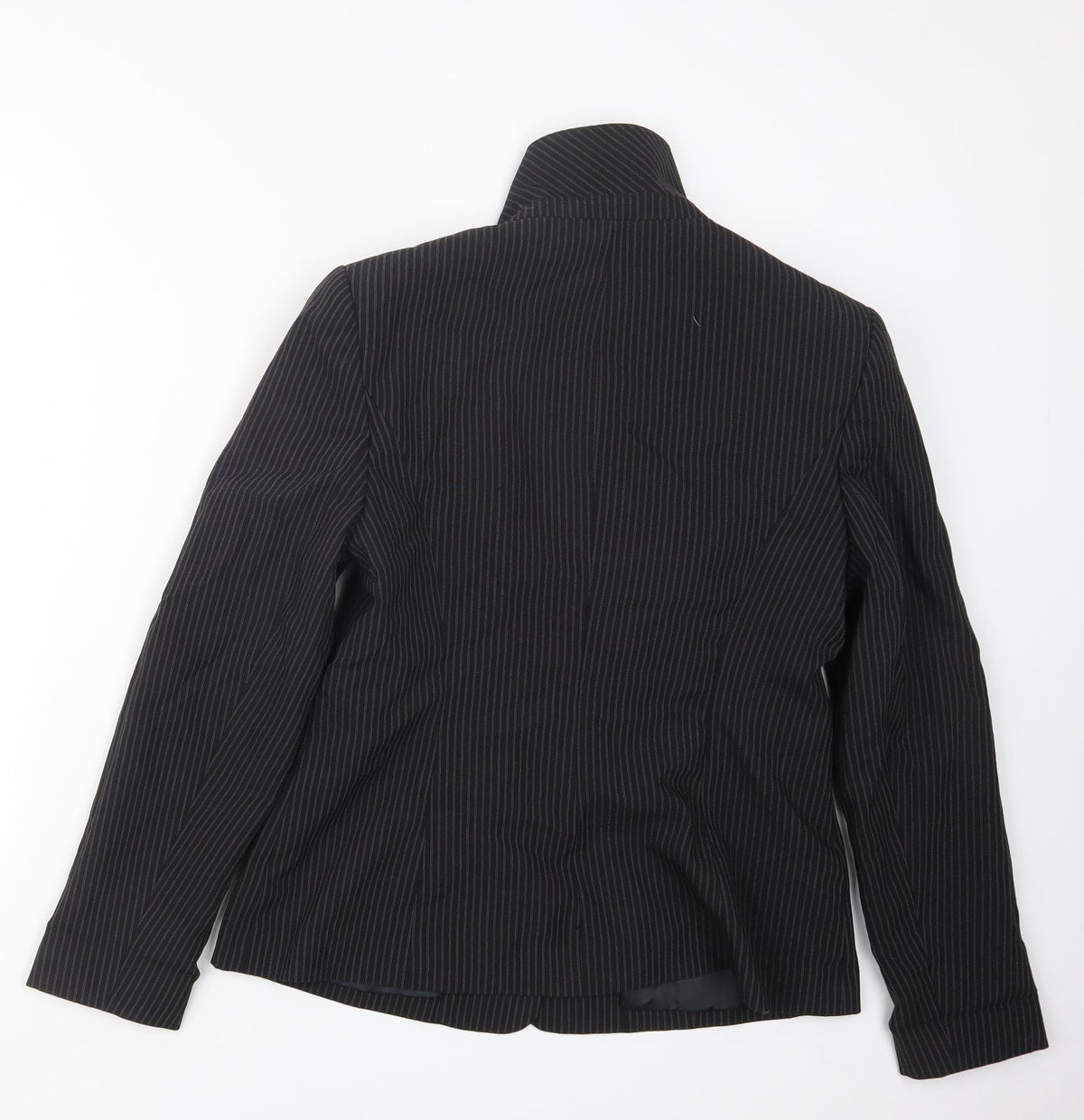 Papaya Womens Black Striped  Jacket  Size 14