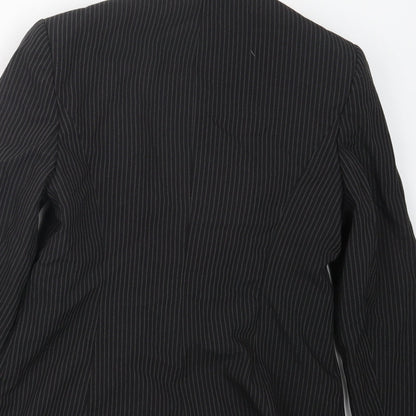 Papaya Womens Black Striped  Jacket  Size 14