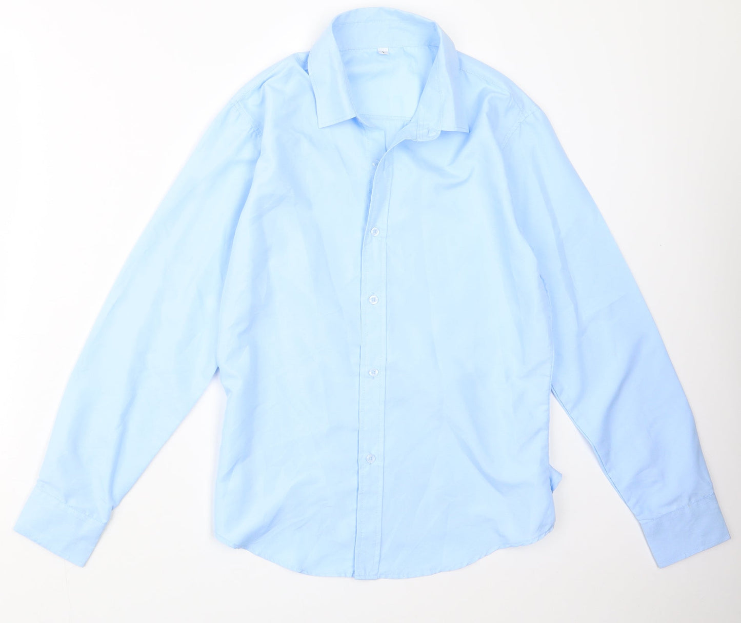 Preworn Mens Blue    Button-Up Size L