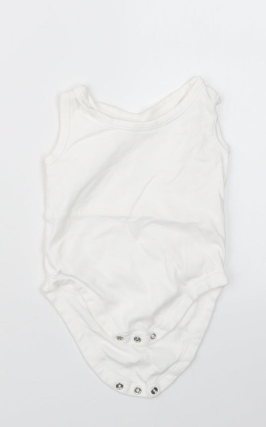 Mothercare Baby White   Babygrow One-Piece Size 12-18 Months
