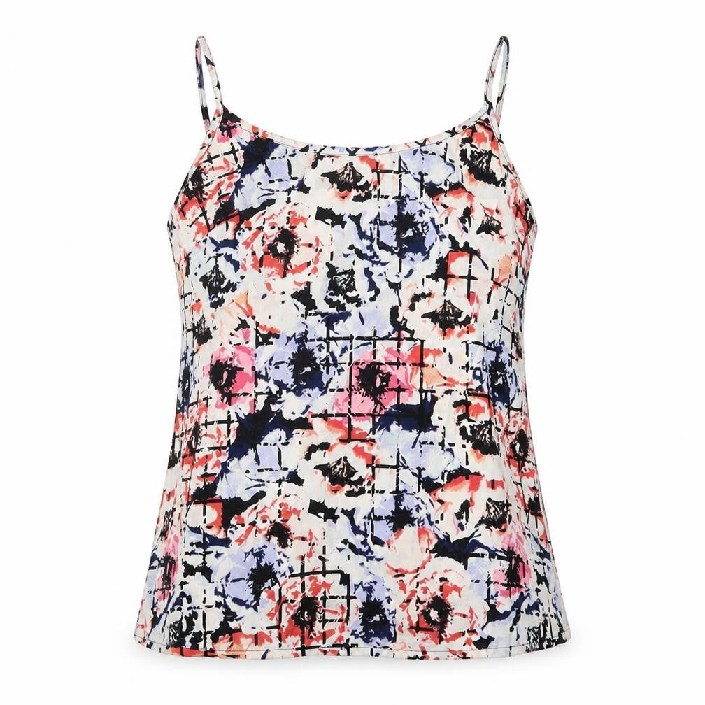 labelBe Womens Black Geometric  Basic Blouse Size 12