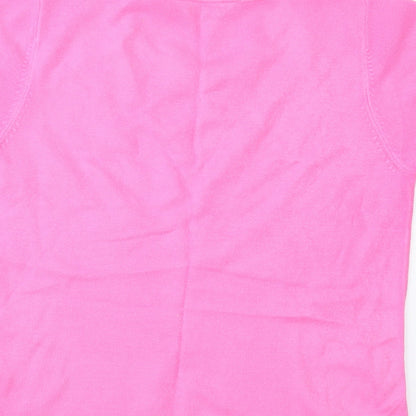 Dorothy Perkins Womens Pink  Knit Pullover Jumper Size 14