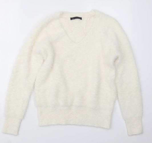 Marks and Spencer Womens Ivory   Pullover Jumper Size M