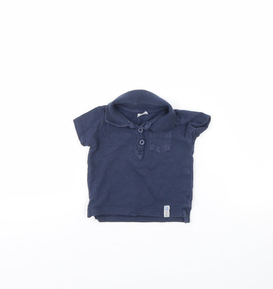 F&F Baby Blue   Basic Polo Size 3-6 Months