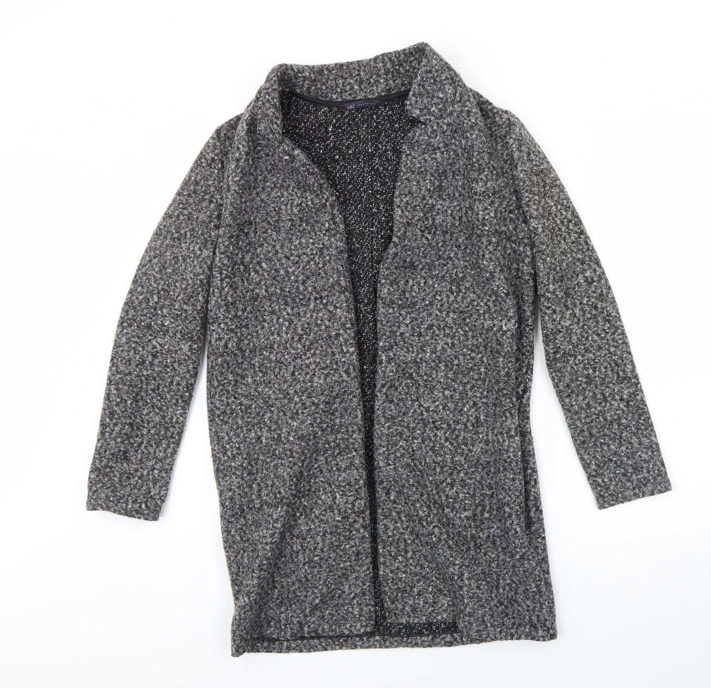 M&s Womens Black   Jacket  Size 8
