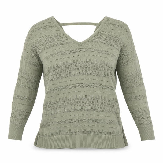 M&Co Womens Green   Pullover Jumper Size 12