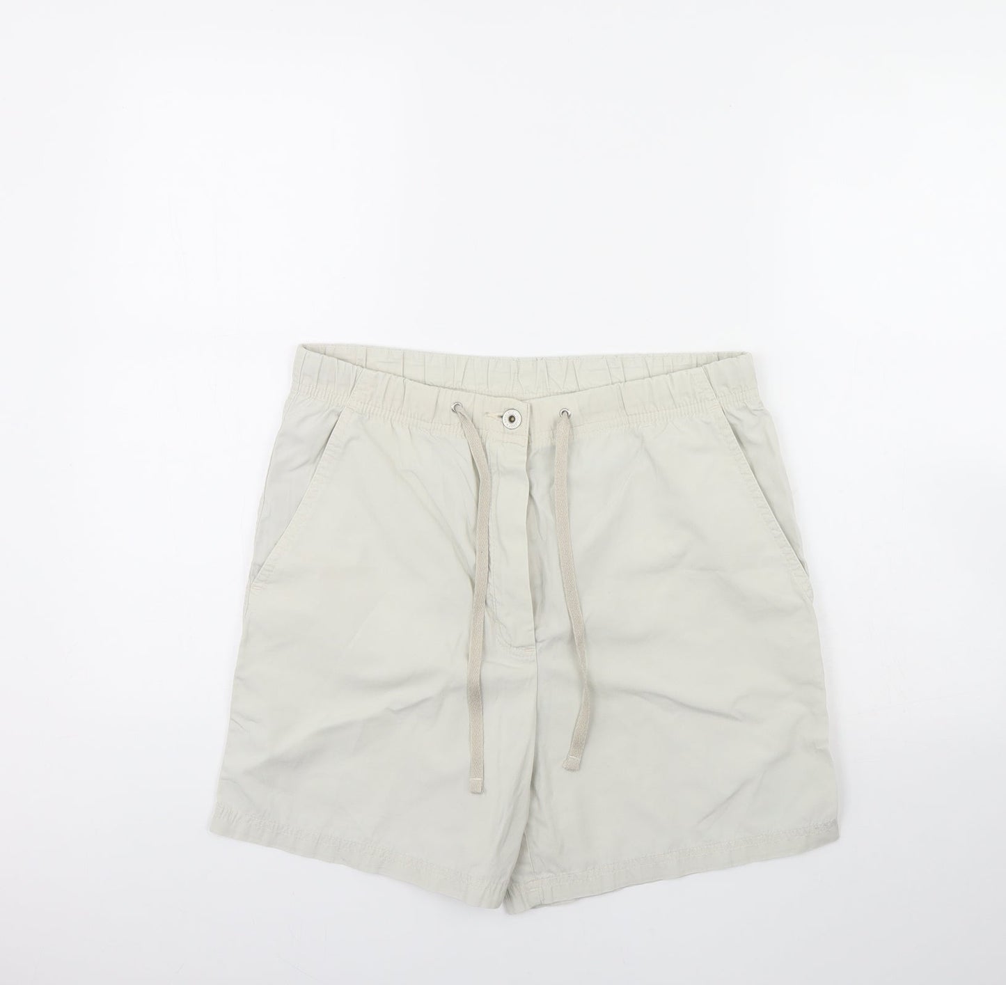 Preworn Womens Ivory   Chino Shorts Size 32 in
