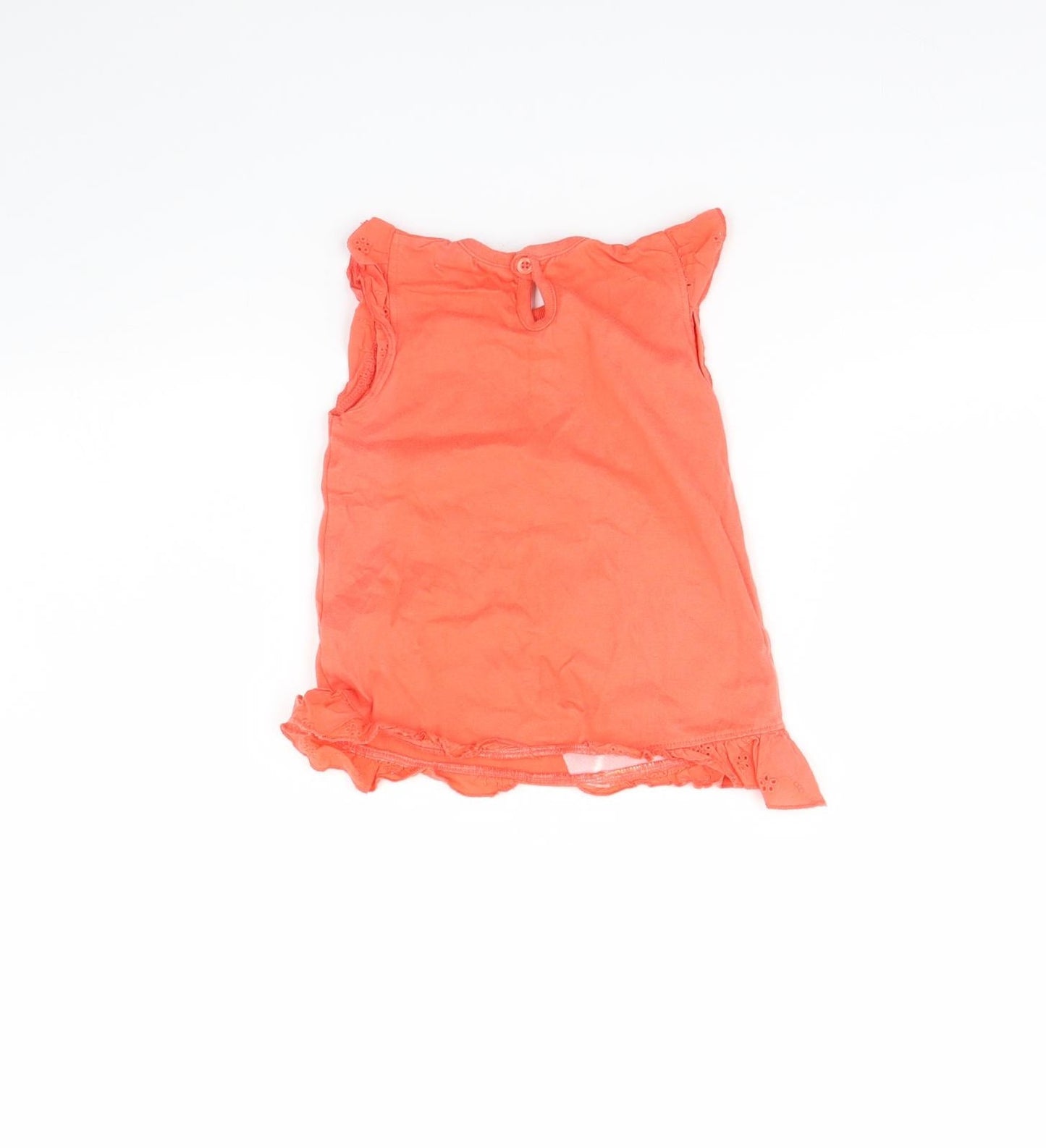 M&Co Girls Pink   Basic T-Shirt Size 12 Months