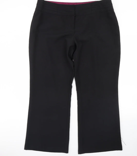Evie Womens Black   Dress Pants Trousers Size 20 L30 in