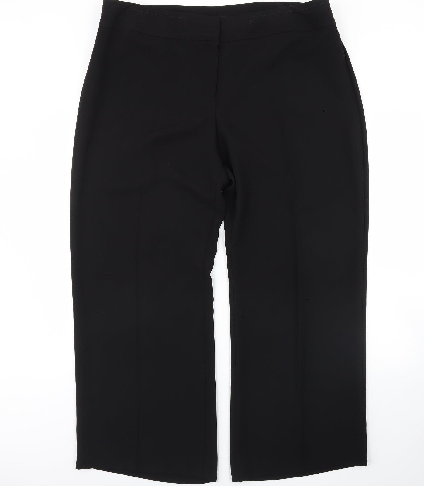 M&s Womens Black   Dress Pants Trousers Size 20 L30 in