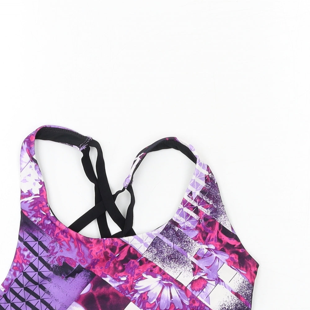 Preworn Womens Multicoloured Geometric Jersey Basic Tank Size S