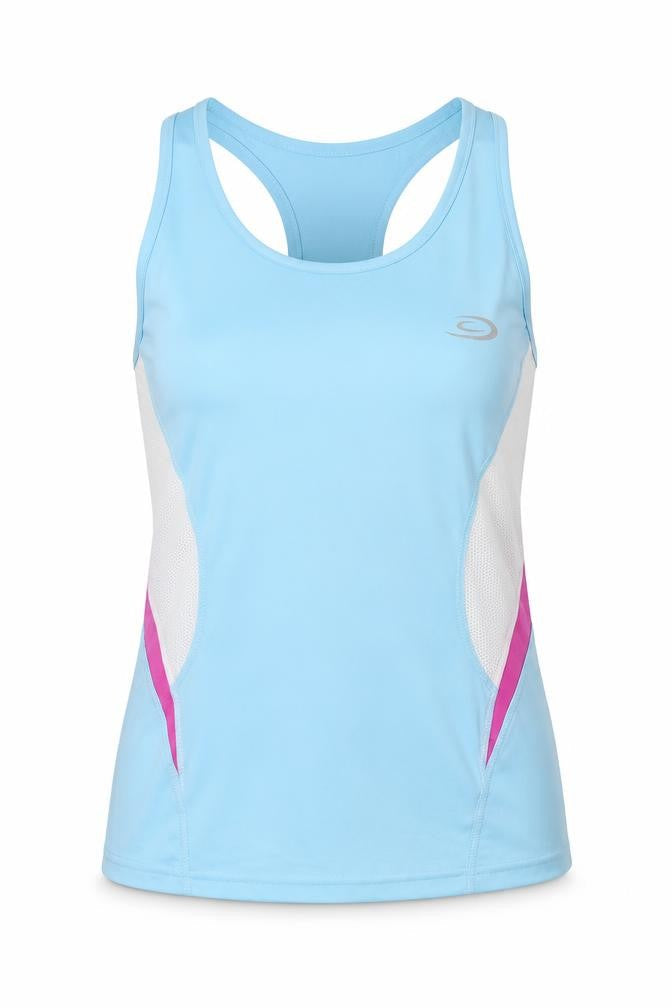 Crane Womens Blue  Jersey Basic Tank Size 8