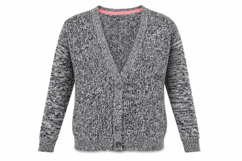 F&F Womens Black  Knit Cardigan Jumper Size 6