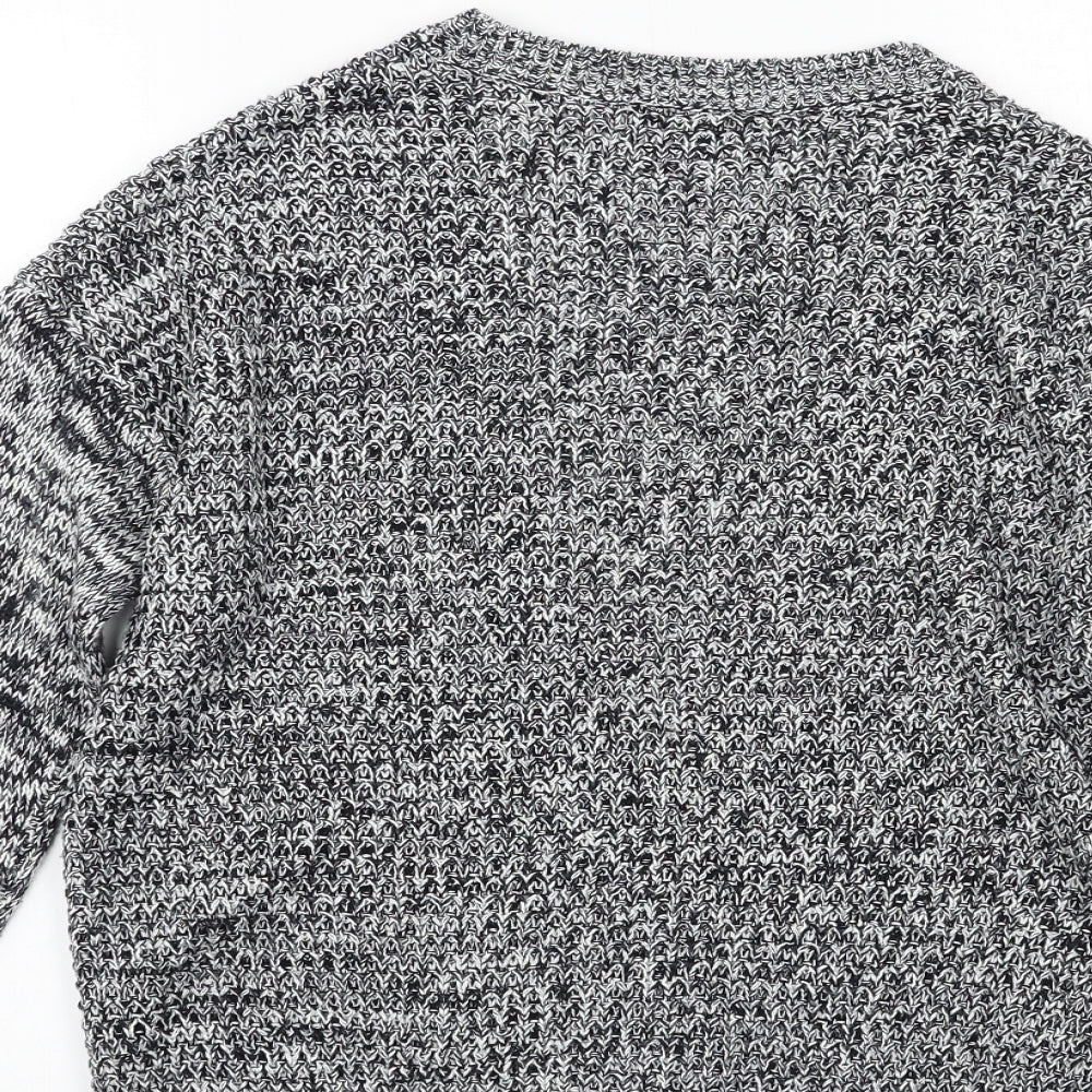 F&F Womens Black  Knit Cardigan Jumper Size 6