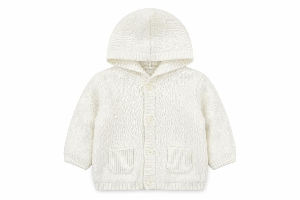 Mini Club Baby White  Knit Jacket  Size 3-6 Months