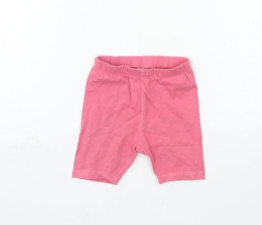 TU Girls Pink  Jacquard Jogger Trousers Size 12-18 Months