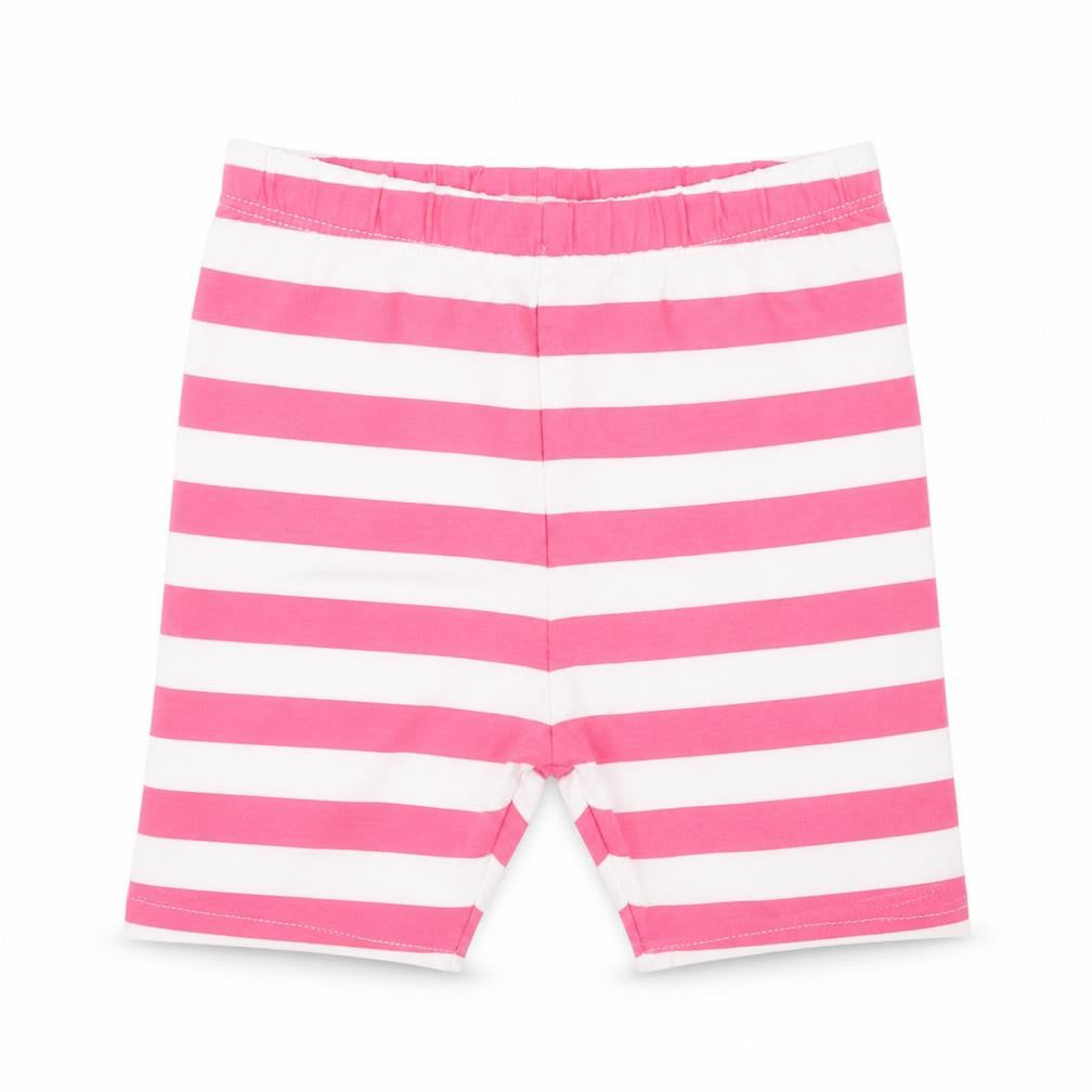 Tu Girls Pink Striped Jersey Rain Trousers Trousers Size 12-18 Months