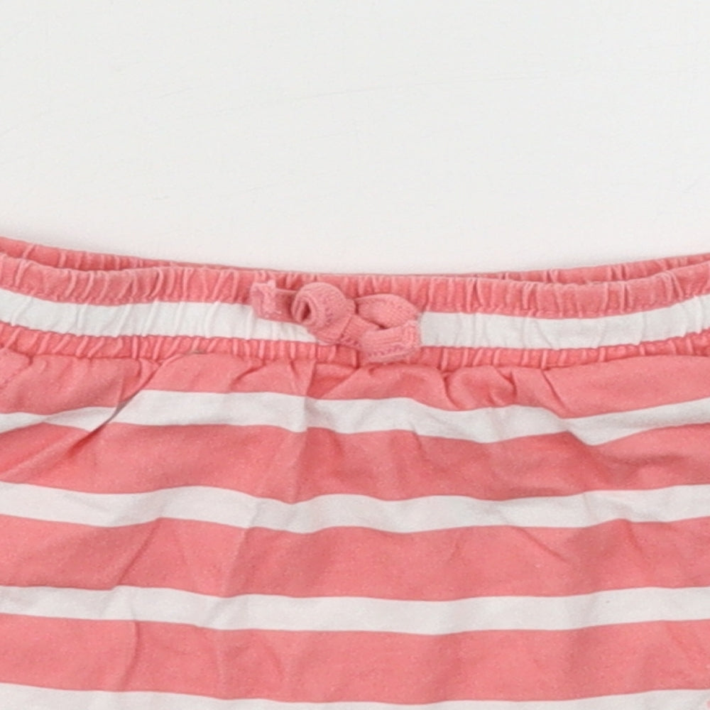 George Girls Pink Striped Jacquard A-Line Skirt Size 18-24 Months