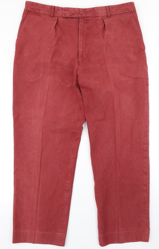 Cuney Crewman Mens Red   Chino Trousers Size 30 in L28 in