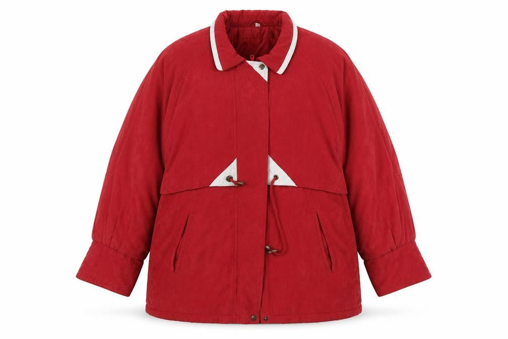 Preworn Womens Red   Puffer Jacket Coat Size 20