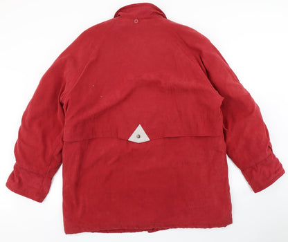Preworn Womens Red   Puffer Jacket Coat Size 20