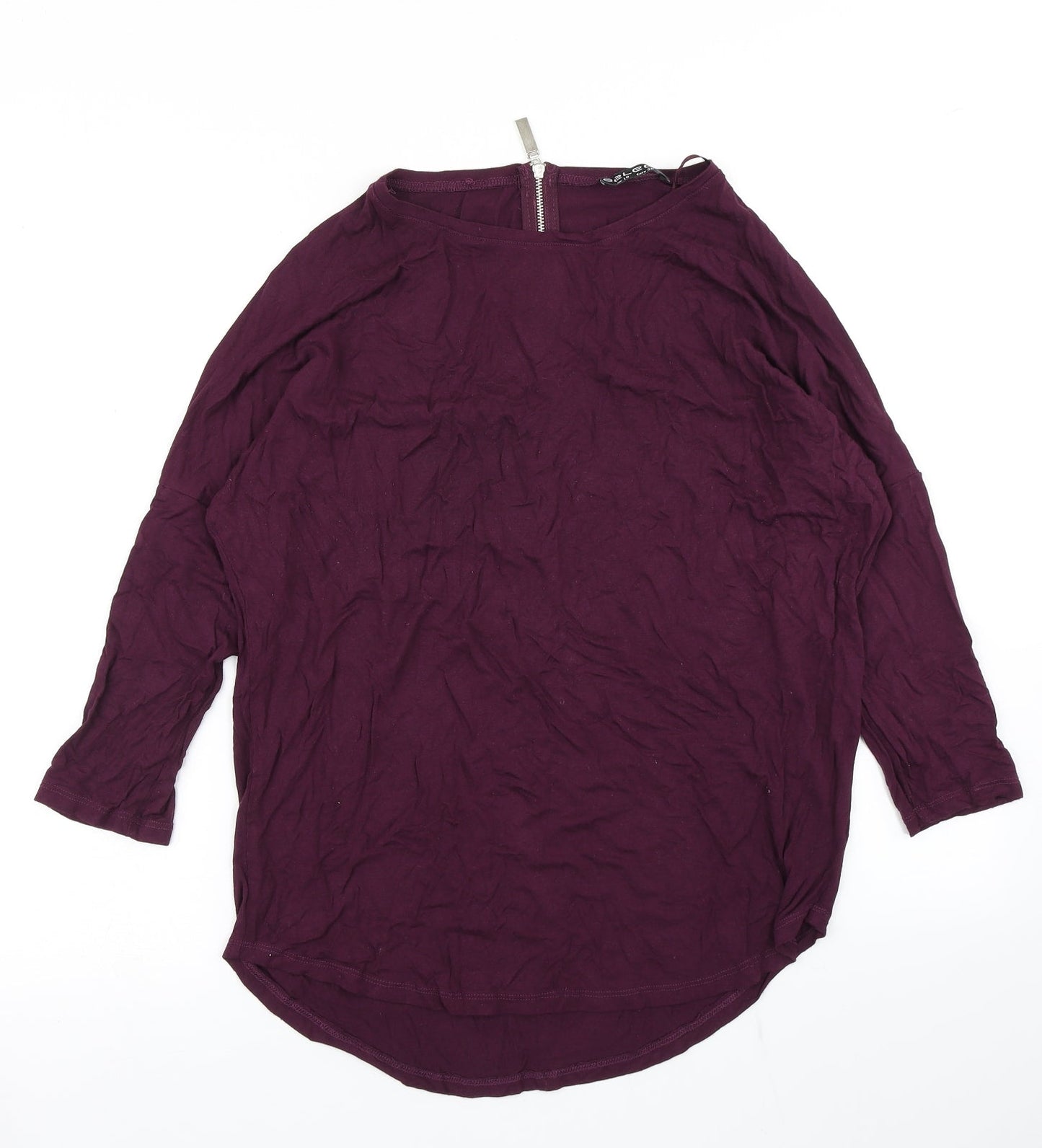Select Womens Purple   Basic T-Shirt Size 10