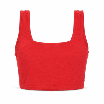 PRETTYLITTLETHING Womens Red   Cropped Tank Size 12