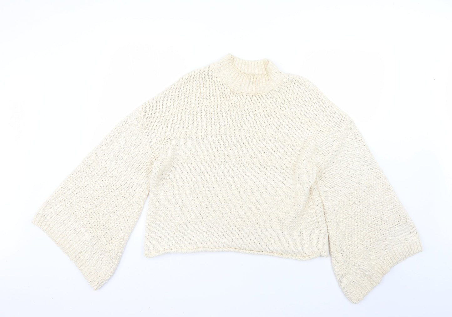 Topshop Womens Beige   Pullover Jumper Size 8