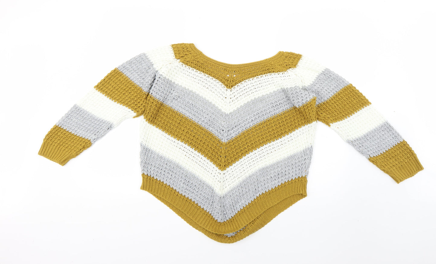 Quiz Womens Multicoloured Striped  Pullover Jumper Size S