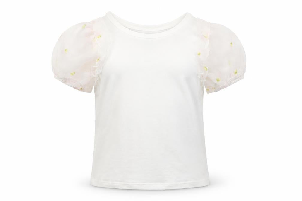 Matalan Girls White   Basic T-Shirt Size 6 Years