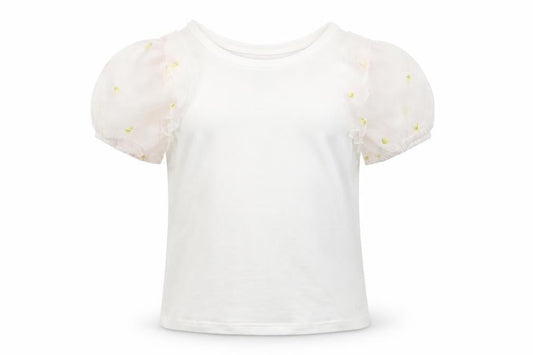 Matalan Girls White   Basic T-Shirt Size 6 Years