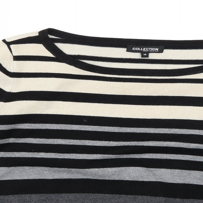 Preloved the collection Womens Multicoloured Striped  Pullover Jumper Size 16 - Detail