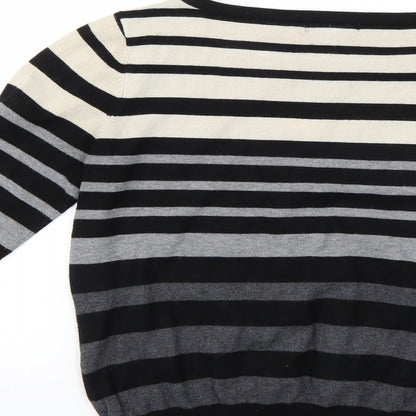 Preloved the collection Womens Multicoloured Striped  Pullover Jumper Size 16 - Label