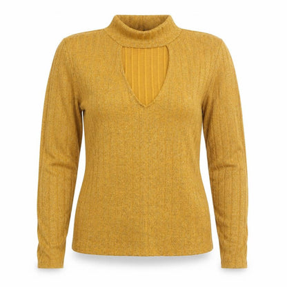 H&M Womens Gold   Pullover Sweatshirt Size S