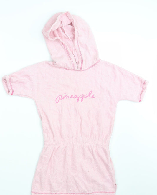Pineapple Girls Pink   Pullover Jumper Size 9-10 Years